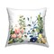 Assorted Spring Blooms Decorative Printed Throw Pillow Design by Kim Allen, 18 x 7 x 18